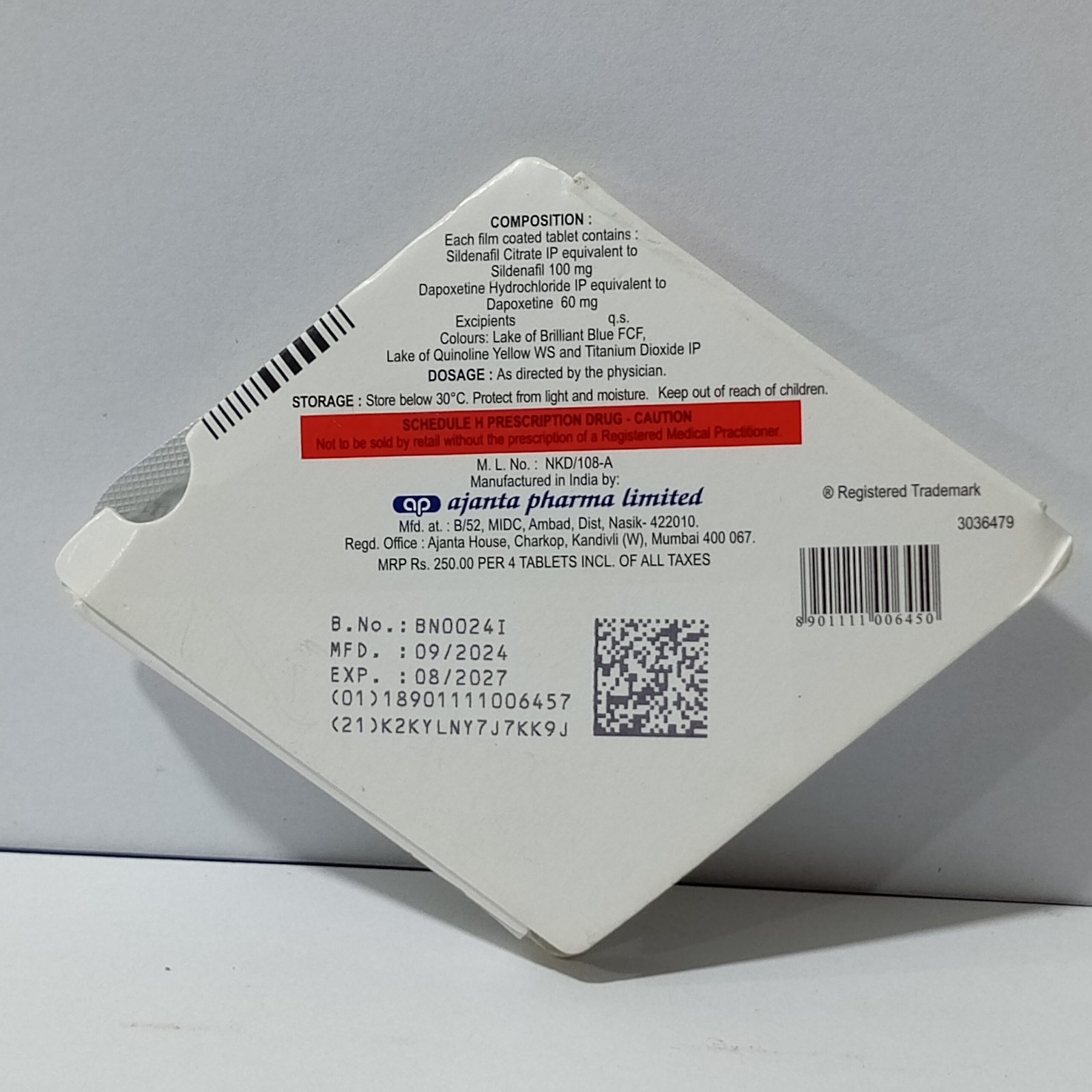 Super Kamagra Sildenafil Dapoxetine - Image 2
