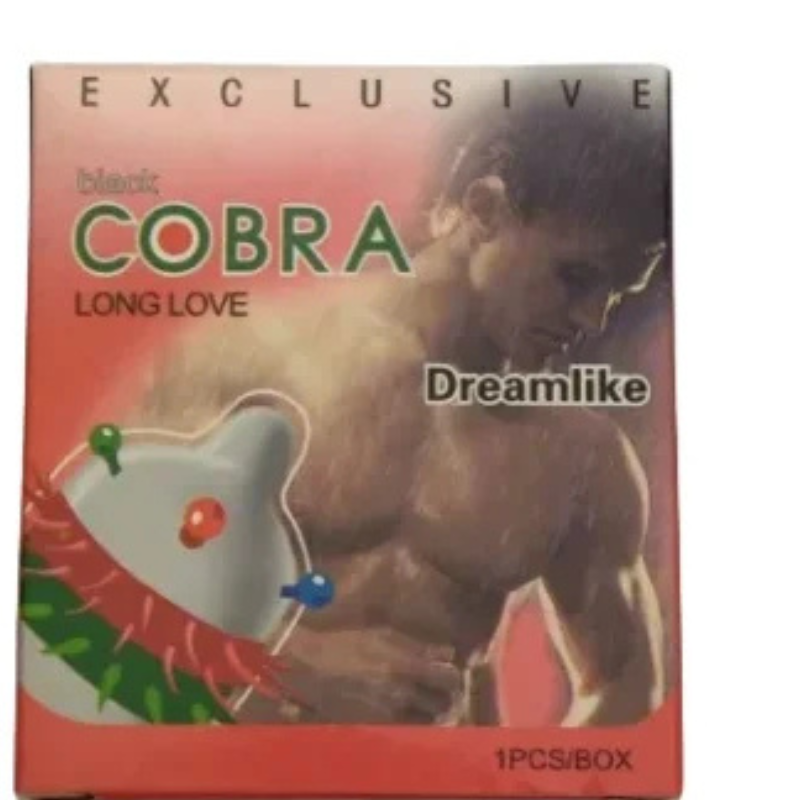 Black Cobra Spike Condom