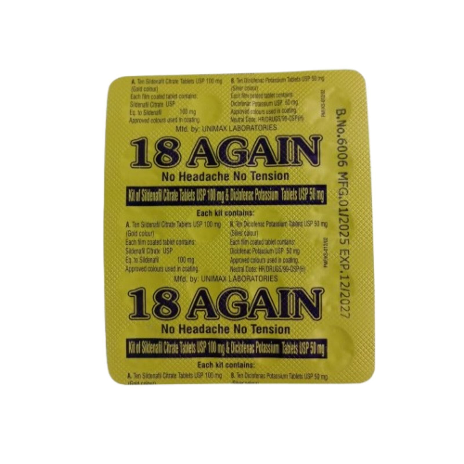 18 Again Tablets - Image 2
